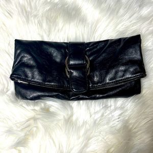 Black Foldable Clutch